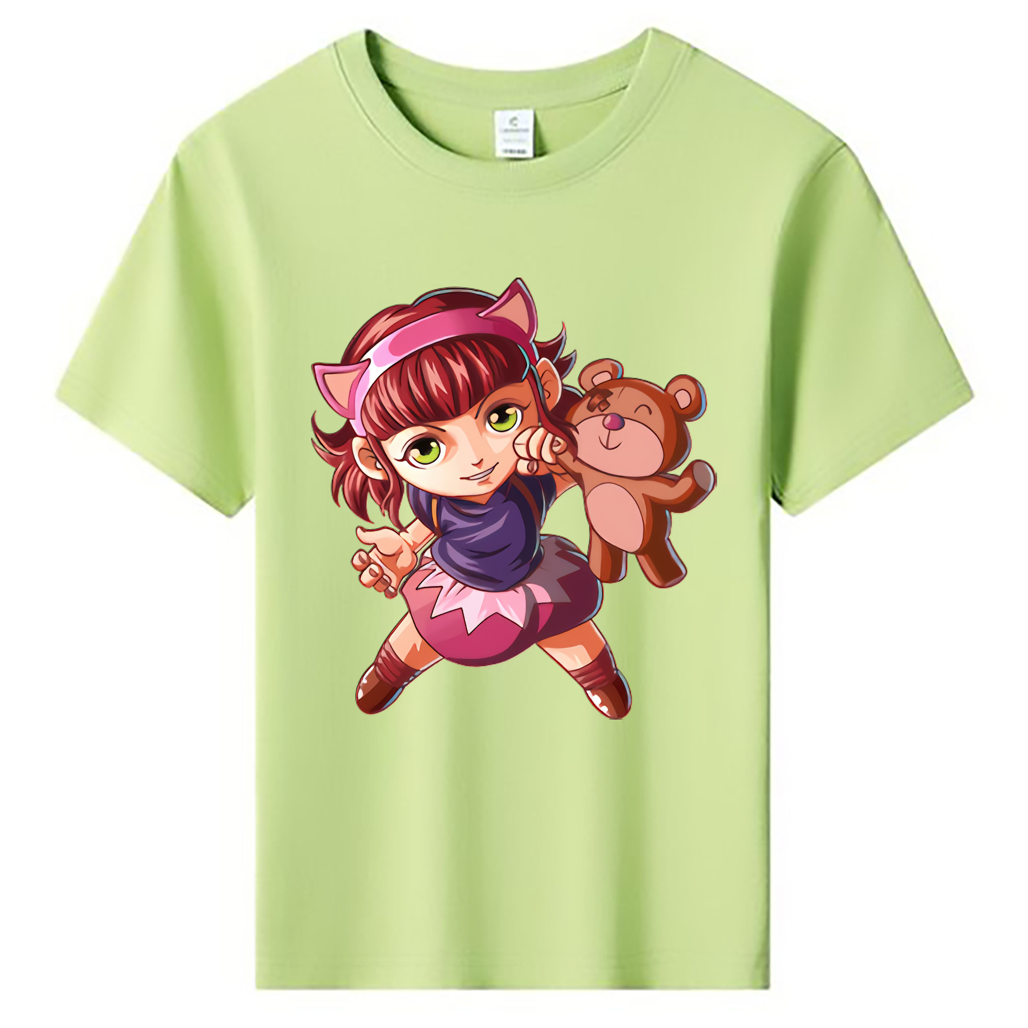 （画像用） リーグ・オブ・レジェンド League of Legends LOL 綿100％キッズTシャツ（フロントプリント）